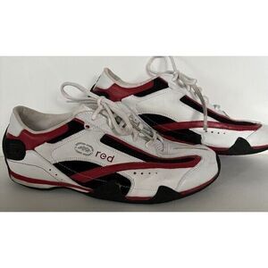 Red by Marc‎ Ecko Saratoga-Belmont. Sz 9. White, Red. Barely Worn Excellent